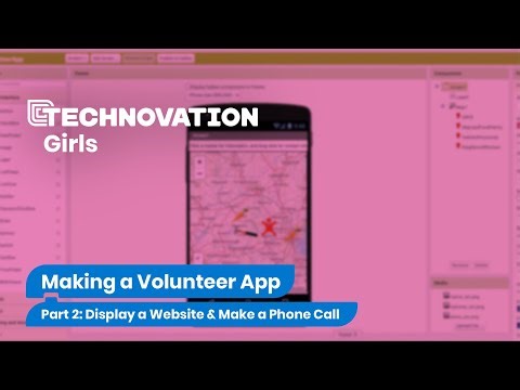 Block Coding Tutorial: Make a Volunteer App Part 2 | #Technovation App Inventor tutorial