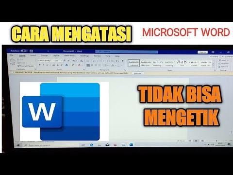 HOW TO SOLVE THE PROBLEM OF MICROSOFT WORD NOT BEING ABLE TO TYPE
