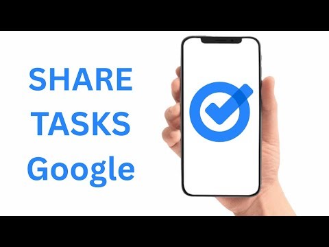 How To Share Tasks In Google (Google Tasks)