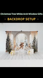 2.5K views | This backdrop setup is absolutely wonderful, perfectly...