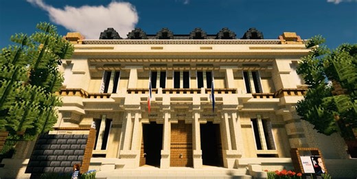 French President Emmanuel Macron's reelection campaign has its own Minecraft server