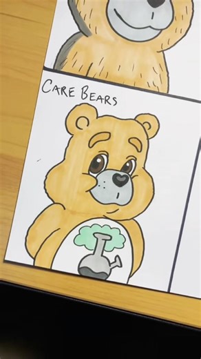 Ted in Different Cartoon Styles Part 2! #shorts #ted #carebears #funny