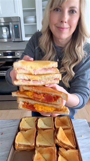 3.1K views · 22 reactions | Sheet Pan Grilled Cheese (Batch Cook...