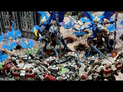 Tzeentch Daemons vs Grey Knights, Warhammer 40k battle report