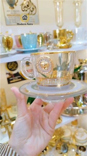 Luxury Tea Set | Elegant Tea Cups Set | Modern Kitchen Style