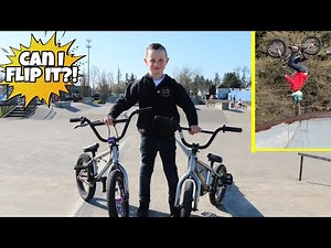 Can I still BACKFLIP?! I got a BIGGER bike!