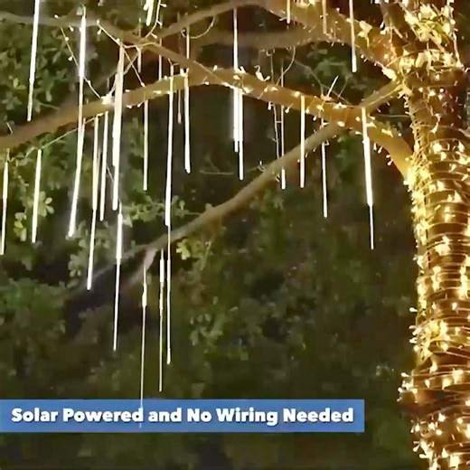 🌃 Cria uma atmosfera mágica no teu jardim! Estrelas cadentes LED 👇 🥰 Ambiente relaxante 🎄 Decoração festiva ✅ Fácil de instalar Clica abaixo para encomendar 👇 | Superzebra
