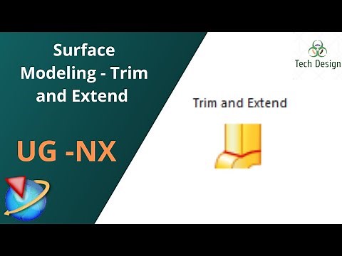 Unigraphics NX-Basics of Surface Modeling for beginners || Trim and Extend Sheet.