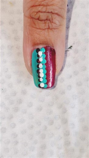 Cute Flower Nail Art for Beginners 🌸 #shorts #nailart