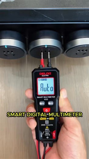 AUTO-MEASURE SMART. ⚡️ This digital multimeter automatically recognizes and measures Voltage, Current, Resistance, and more. Master electronics easily. SHOP NOW! 👇 https://quickmechtools.com/products/smart-digital-multimeter #quickmechtools #fyp #Electronics #Multimeter #DIYTech #Electrical | Quickmechtools