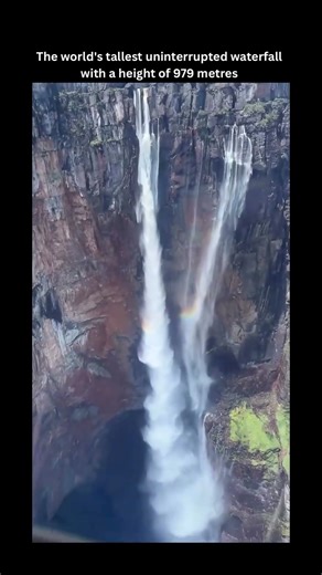 Angel waterfall in Venezuela. #interestingfacts #didyouknow #naturefacts #angelfalls #geography