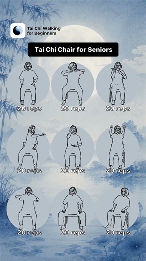 Stay Active with Chair Tai Chi for Seniors 👉🏻
