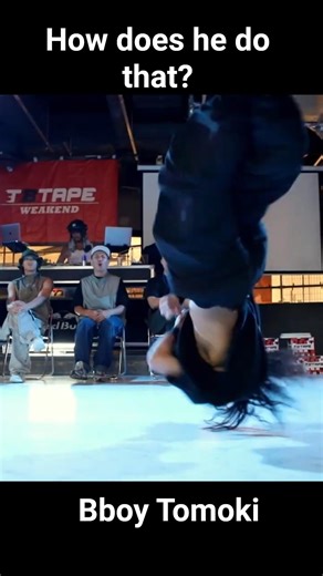 How does he spin that? Bboy Tomoki with another impossible spin. #hiphop #bboying #bboy #breaking