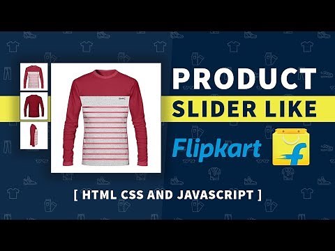 Product Image Slider Like Flipkart | Html CSS and Javascript
