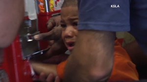 Kid gets stuck in gumball machine