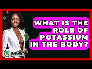 What Is The Role Of Potassium In The Body? - Biology For Everyone
