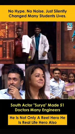 21K views · 36K reactions | Real Life Hero, Suriya Sivakumar ❤‍啕 | For a change | Facebook