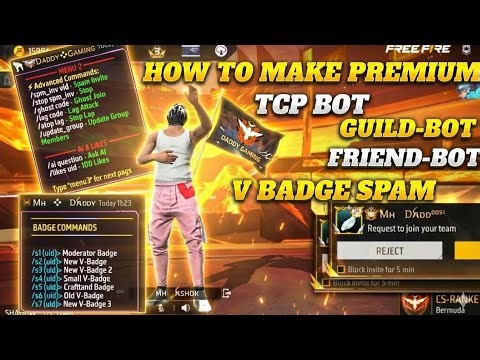 PREMIUM GUILD TCP BOT FREE 😱 | NEW GUILD TCP BOT OB51 😎 | FREE FIRE TCP BOT 😬 | EMOTE BOT🗿 |