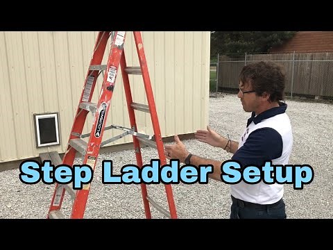 Step Ladder Set Up and Safe Practices- Warsaw, Goshen, Syracuse and Columbia City Indiana