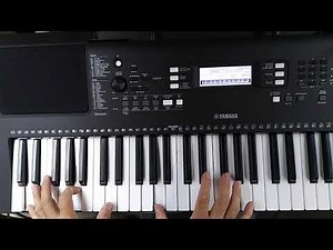 sonidos de piano del yamaha psr E373