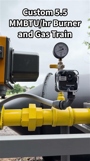 Custom Burner and Gas Train