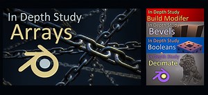 Five Blender Tutorials (Modifier Studies)