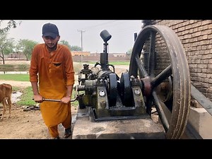 Ruston Hornsby Diesel Engines: Roaring Cold Starts in Action