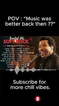Eric Clapton, Elton John, Phil Collins, Lionel Richie ~ Soft Rock Ballads 70s 80s 90s