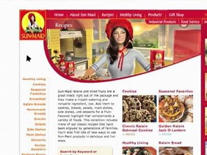Inside the Sun-Maid Kitchen Video: Sun-Maid Website Tutorial