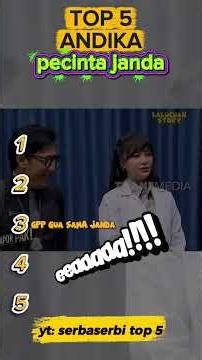 TOP 5 ANDIKA PECINTA JANDA #andikapratama #janda #laporpaktrans7 #btstrans7 #bts #komedi