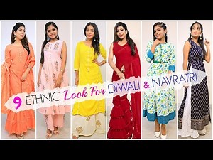 9 ETHNIC Looks for DIWALI/NAVRATRI .. | #Fashion #ClubDiwaliSale #ClubFatory #UnbeatenPrice #Anaysa