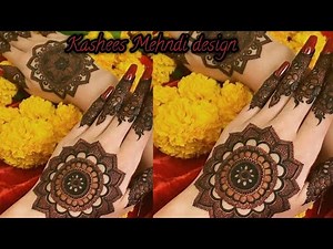 Kashees Mehndi design 2020|Kashif aslam inspired Mehndi design | kashee's mehndi design