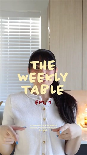 3 easy dinners for the week | weekly table ep. 1