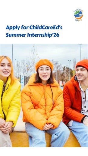 👩‍🎓Apply to ChildCareEd's #summerinternship, starts this July! (www.linktr.ee/childcareed).​