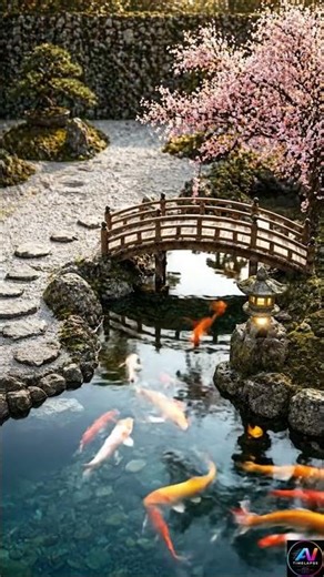 Tiny Workers Build a Magical Japanese Zen Garden in 30 Seconds! 🎏 AI Timelapse #ai #garden