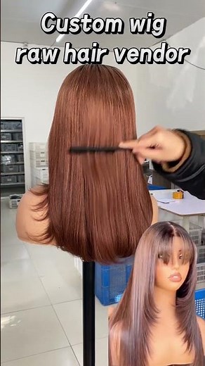 Dollar: $135 Long Straight Layered Wig ✨Natural ombré brown, soft layers, super sleek look!