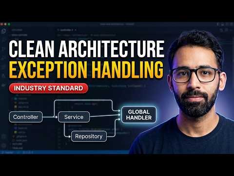 100% Clean Architecture Exception Handling in Laravel 13 🚀