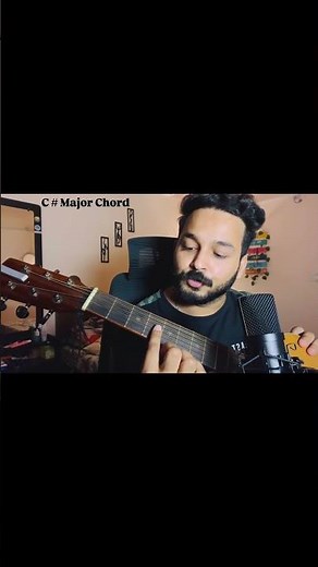 Struggling with C# Major Chord? | Easy Guitar Chord Tutorial #ytshorts #shorts