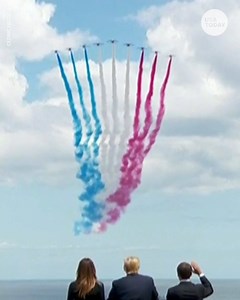 21K views · 101 reactions | President Trump remembers the "very greatest Americans who will ever live" on 75th anniversary of D-Day. https://bit.ly/2XtMabG | USA TODAY Video | Facebook