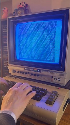 “Hello World!” Commodore 64 BASIC #retrocomputing #80s #programming #coding