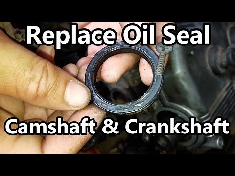 CAMSHAFT and CRANKSHAFT OIL SEAL REPLACEMENT F6A MULTICAB