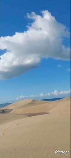 THE SAND DUNES OF MASPALOMAS GRAN CANARIA