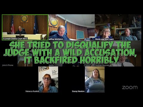 She Tried to Disqualify the Judge With a Wild Accusation