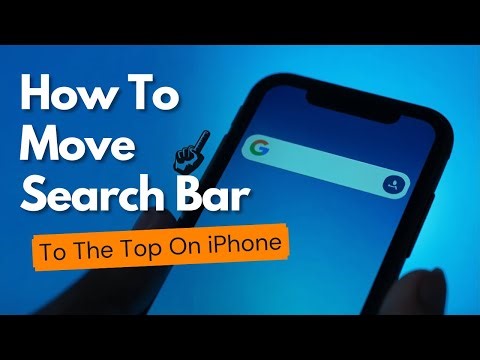 How To Move Search Bar To The Top On iPhone