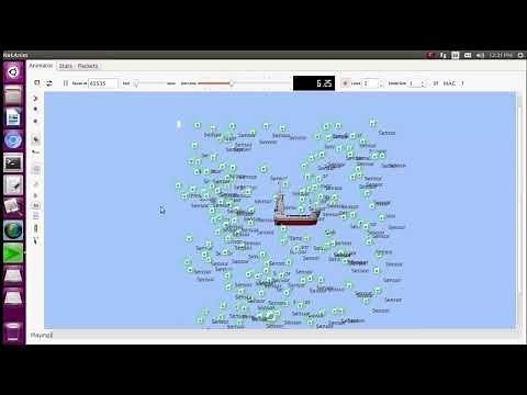 Simulation and Visualization of Acoustic Underwater Sensor | Underwater wireless sensor network