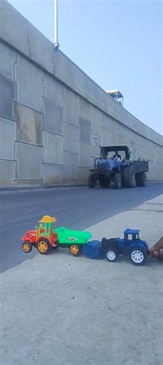 Rc Tractor Tyre fitting with Trolley loading model 5630 john Deere Die-cast unboxing review