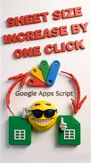 Resize cell in google sheet by App script #googlesheets #sheet #excel #appscript