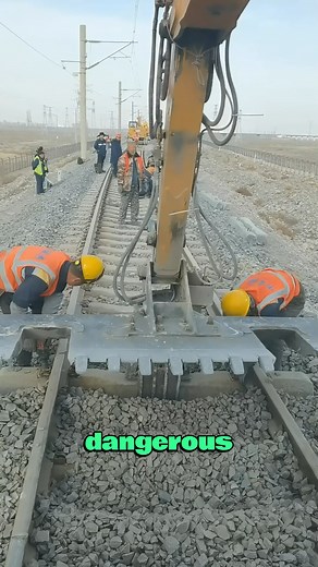 The Secret Behind the Smooth Rail Track #RailwayEngineering #TrackMaintenance #PrecisionAlignment #SatisfyingWork | Our Studio