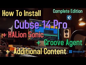 Install Cubase Complete Edition + HALion Sonic Groove Agent on Windows – Step-by-Step for Beginners