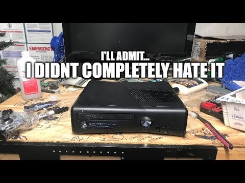I regrettably spent over 2 hours refurbishing this Xbox 360 slim because I don't know anymore